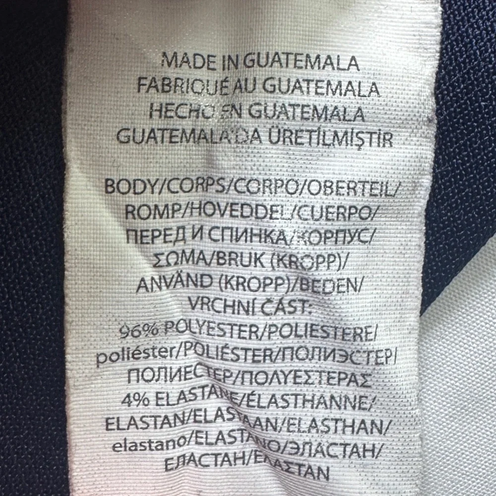 Ralph Lauren Performance Polo Shirt Men XL Navy Blue Big Pony Colorblock Stretch